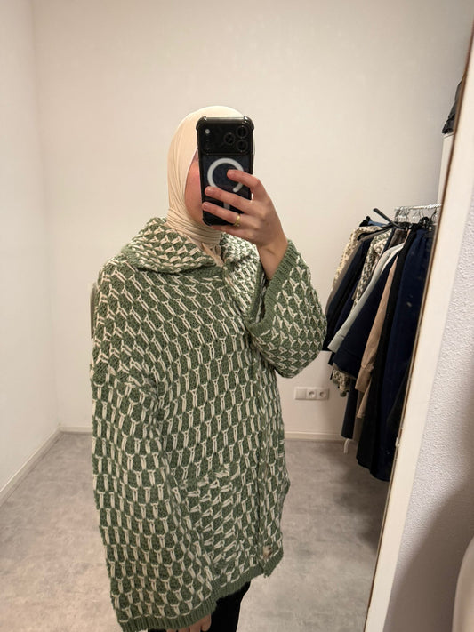 Gebreid Patroon Vest